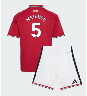 Manchester United Harry Maguire #5 Hjemmebanetrøje Børn 2026-27 Kortærmet (+ Korte bukser)